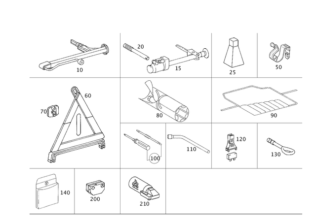 2108990035 - Tools and Accessories: Spring for Mercedes-Benz Image image