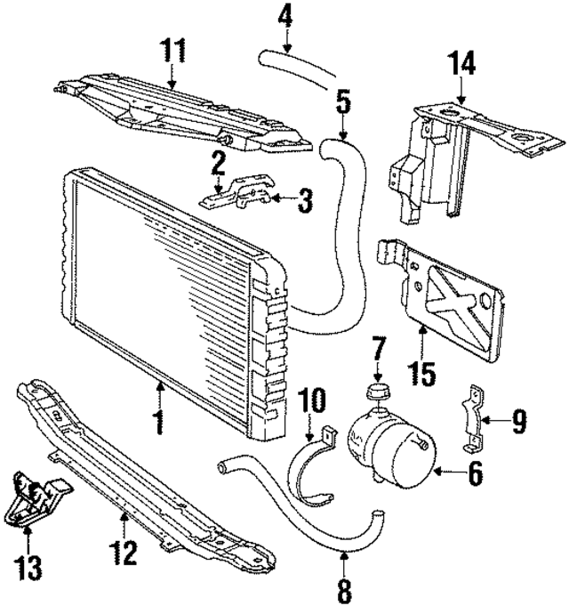 1317331 - : Radiator Lower Mount for Volvo Image