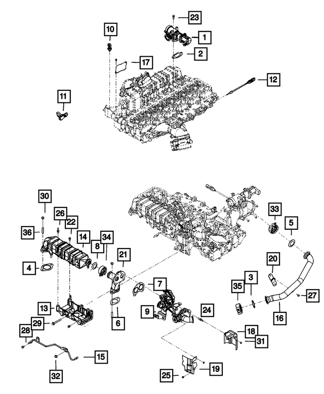 « R8244559AB –  : Refroidisseur Ensemble De Derivation pour Mopar Image »