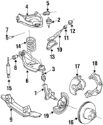 4032470 - Suspension: Strut Bar Bracket for Mopar Image