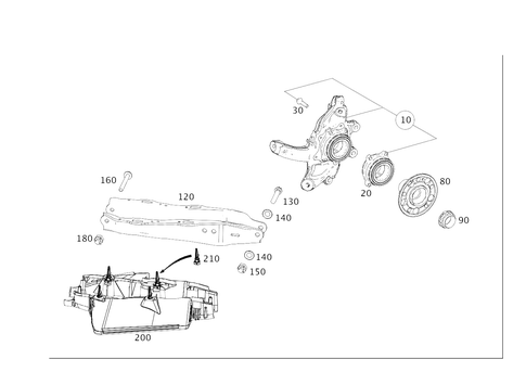 Rear Axle Mount for 2018 Mercedes-Benz S63 AMG #0