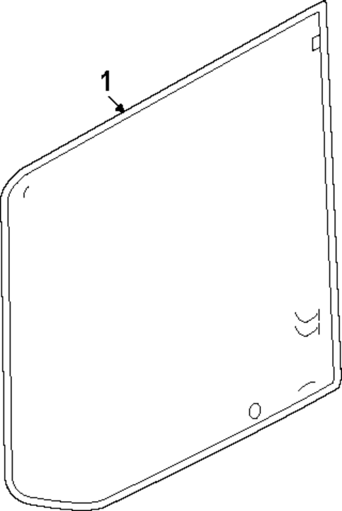Glass & Hardware - Back for 2024 Ford Transit-350 HD #0