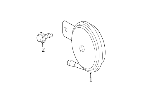 Horn for 2004 Toyota RAV4 #0
