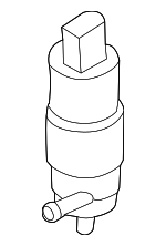 6R0955681 - Electrical: Washer Pump for Volkswagen: Arteon, Golf, Golf Alltrack, Golf R, Golf SportWagen, GTI, Jetta, Tiguan, Tiguan Limited Image