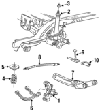 F6DZ18198D - Suspension: Shock Bushing for Ford Image