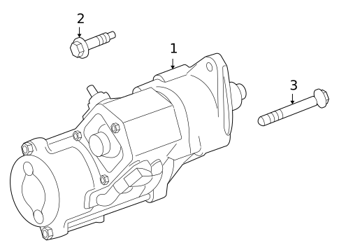 Starter for 2006 Land Rover LR3 #1