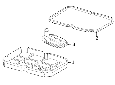 Transmission Components for 2009 Mercedes-Benz ML 63 AMG&reg; #0