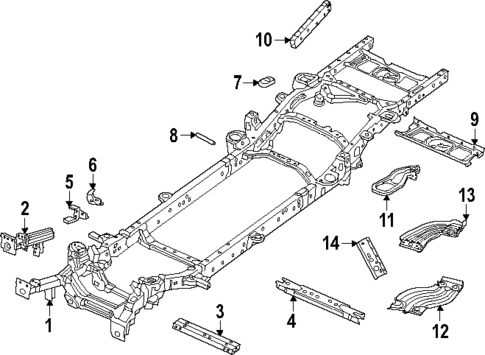 Frame & Components for 2025 Ram 1500 #2