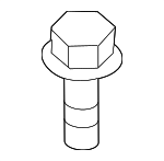 90113SJCA00 - Body: Mount Bracket Upper Bolt for Honda: Civic, Insight, Odyssey, Passport, Pilot, Ridgeline Image