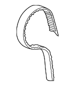 14400P8AA02 - Engine: Timing Belt for Honda: Accord, Odyssey, Pilot Image