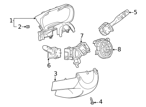 Shroud, Switches & Levers for 2022 Chevrolet Trailblazer #0