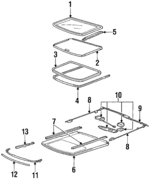 71910SA6920 - Body: Movable Glass for Honda: Accord Image