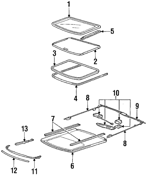 Sunroof for 1985 Honda Accord #0