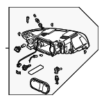 31335243 - : 2006 2007 Volvo V50 - Headlamp Assembly for Volvo: V50 Image