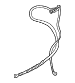 32022443 - : Negative Battery Cable for Saab: 9-5 Image