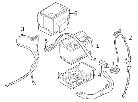 Battery for 2007 Saab 9-5 #0