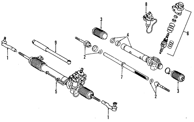 4553522080 - : Rack And Pinion Bellows for Lexus Image