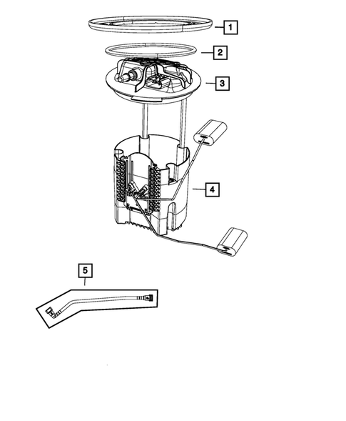 Fuel Pump and Sending Unit for 2010 Jeep Grand Cherokee #0