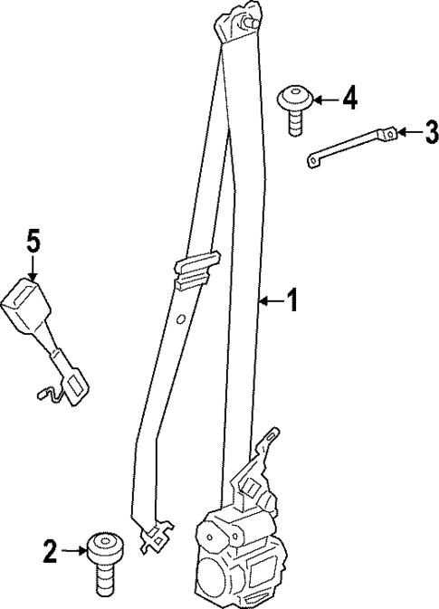 Front Seat Belts for 2023 BMW iX #0