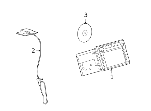 Navigation System Components for 2009 Ford Taurus #0