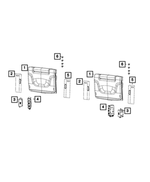 5MH00PD2AC - Electrical: Media System Monitor, Right &amp; Left for Mopar Image