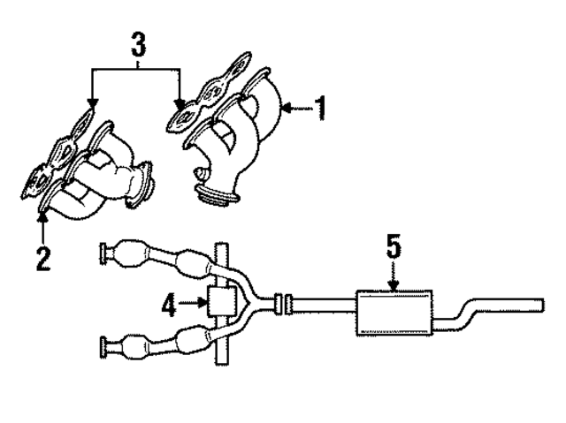 F8ZZ9431EA - : Exhaust Manifold for Ford: Mustang Image