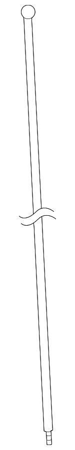 8630904110 - Electrical: Mast for Toyota: 4Runner, Tacoma Image