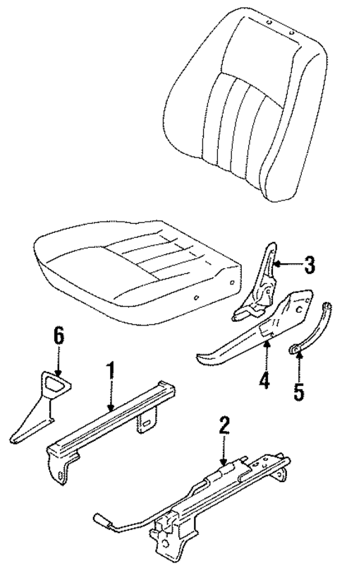 Tracks & Components for 1991 Subaru Loyale #0