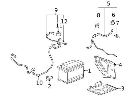 Battery for 2008 Chevrolet Tahoe #2