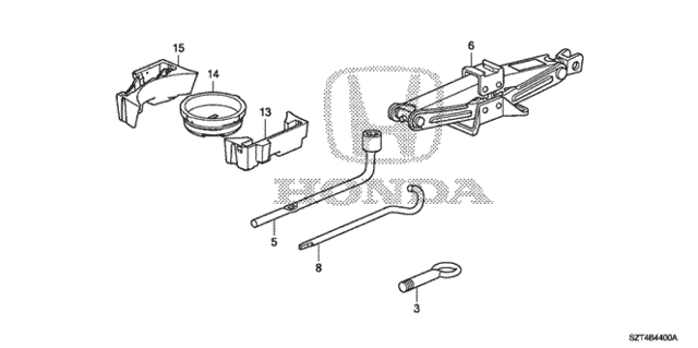 Tools - Jack for 2012 Honda CR-Z #0