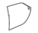C2D45697 - Body: Door Weather-strip for Jaguar Image