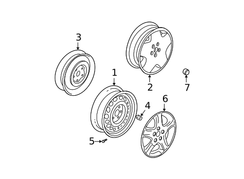 Wheels for 2001 Chrysler PT Cruiser #0