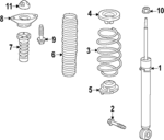 5244131MA01 - Unclassified: Coil Spring for Acura Image
