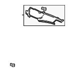 77105T0AA01ZA - : 2015-2016 Honda CR-V - Pad Assembly Instrument *NH167L* (Graphite Black) for Honda: CR-V Image