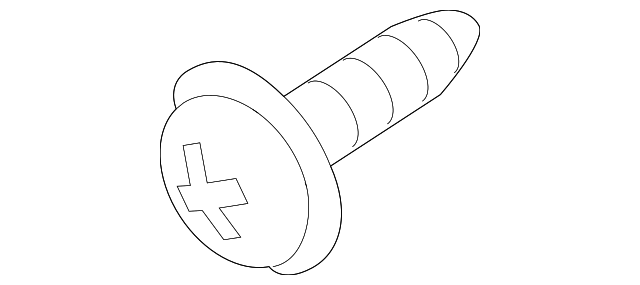 Rear Body Panel Screw - Porsche (N-911-883-01)