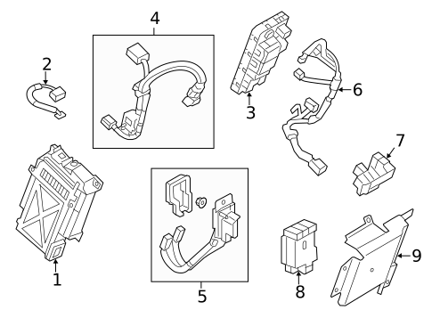 Battery Cables for 2014 INFINITI Q50 #0
