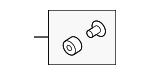 3B9998754 - Body: Wiper Motor Bushing Kit for Audi Image