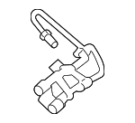 PSB1 - Steering: Motorcraftâ„¢ Pressure Tube Support for Ford Image