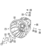68331249AA - AL-6; 6-Speed; Manual Transmission: Hex Flange Head Bolt for Mopar Image