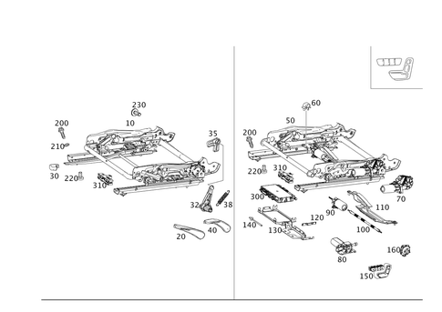 Seat Adjuster for 2016 Mercedes-Benz AMG&reg; GT S #0