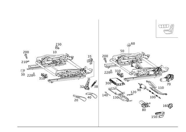 17291017809051 - Driver Seat: Seat Adjustment for Mercedes-Benz Image image