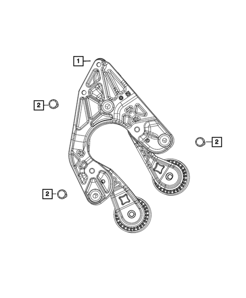 Pulleys and Related Parts for 2022 Jeep Wrangler #1