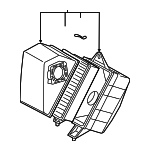 78133837G - Engine: Air Cleaner Assembly for Audi: 90, 90 Quattro, Cabriolet Image