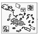 C2D2044 - : AC &amp; Heater Assembly for Jaguar: XJ Image