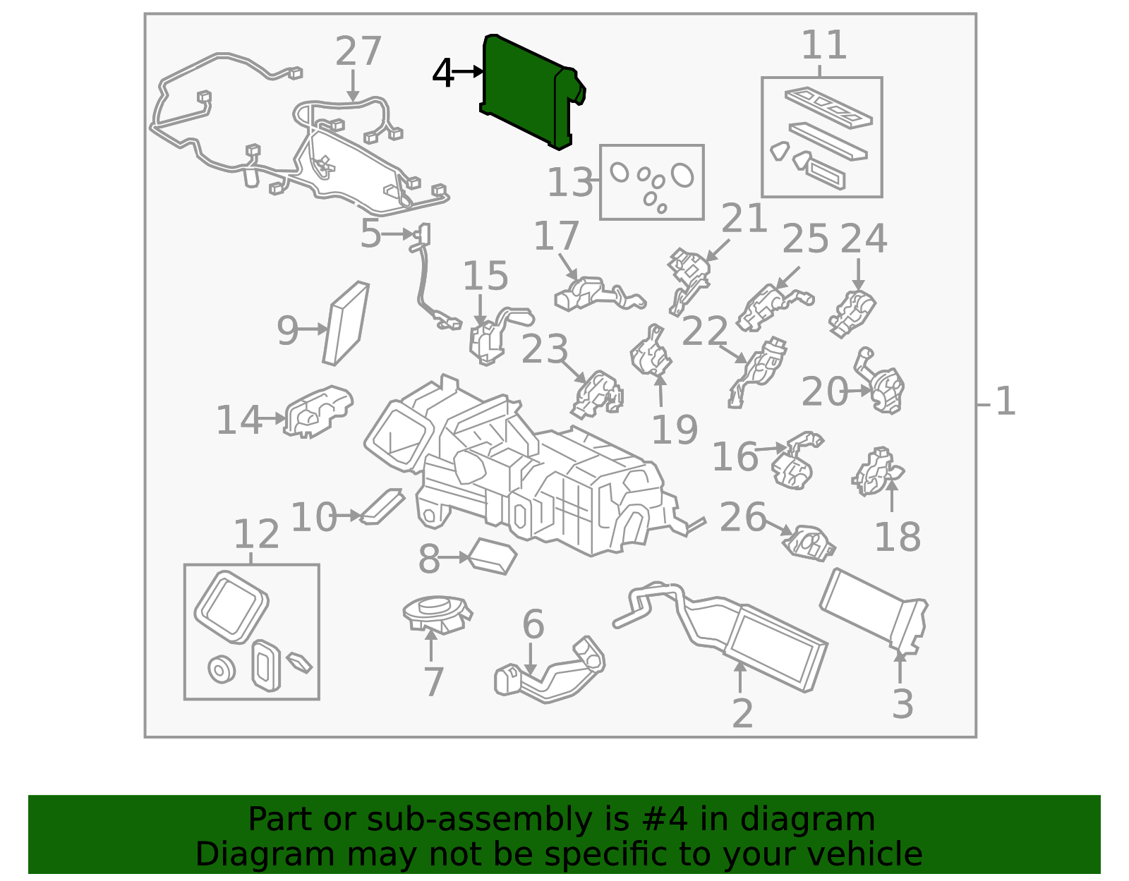 2009-2017 Jaguar Evaporator Core C2Z6527 | OEM Parts Online