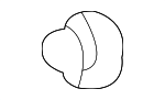 MS440522 - Body: Air Deflector Nut for Mitsubishi Image