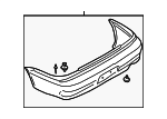 MR972542 - Body: Bumper Cover for Mitsubishi Image