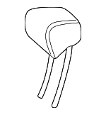21497081008AB4 - Body: Headrest, Center for Mercedes-Benz Image