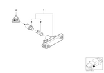 63137164490 - Lighting: Additional Turn Indicator Lamp, Right for BMW Image