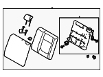 89300J0020PJT - Body: Seat Back Assembly for Hyundai: Accent Image